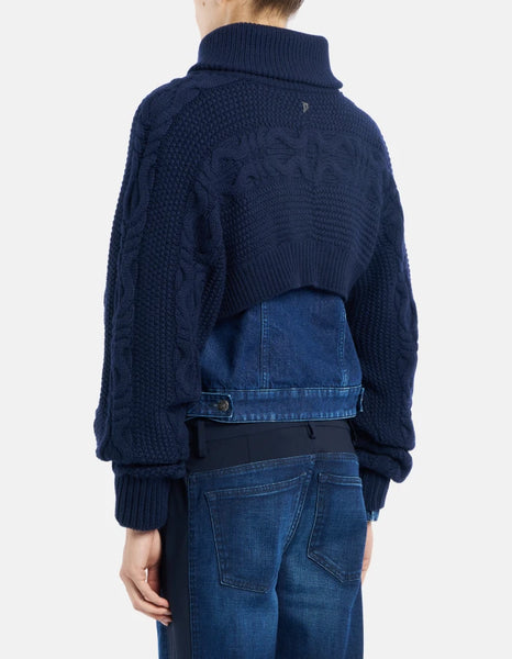 Chaqueta slim fit en denim rígido de Dondup