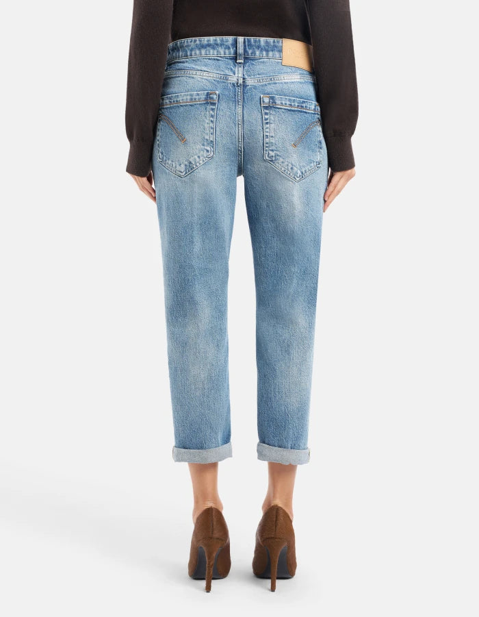 Vaqueros holgados Koons en denim elástico reciclado de Dondup