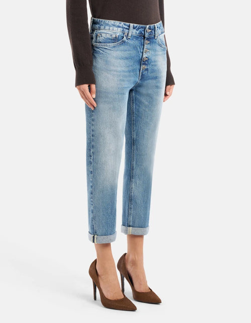 Vaqueros holgados Koons en denim elástico reciclado de Dondup