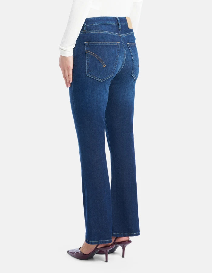 Vaqueros bootcut super ajustados Mandy en denim elástico de Dondup