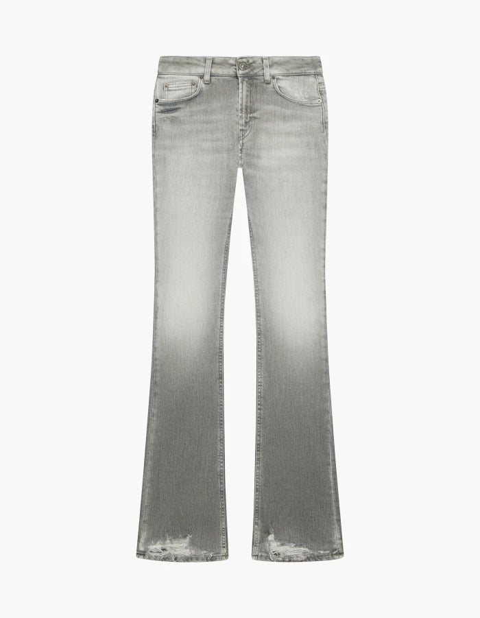 Vaqueros bootcut Newlola en denim con elastano reciclado de Dondup