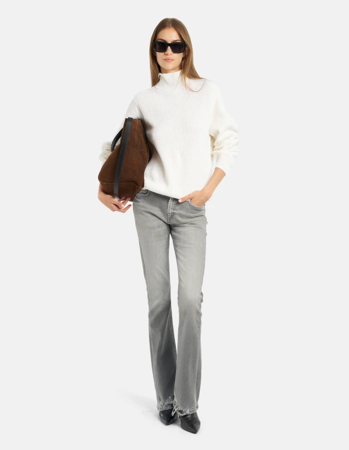 Vaqueros bootcut Newlola en denim con elastano reciclado de Dondup