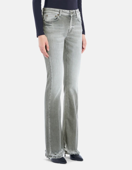 Vaqueros bootcut Newlola en denim con elastano reciclado de Dondup