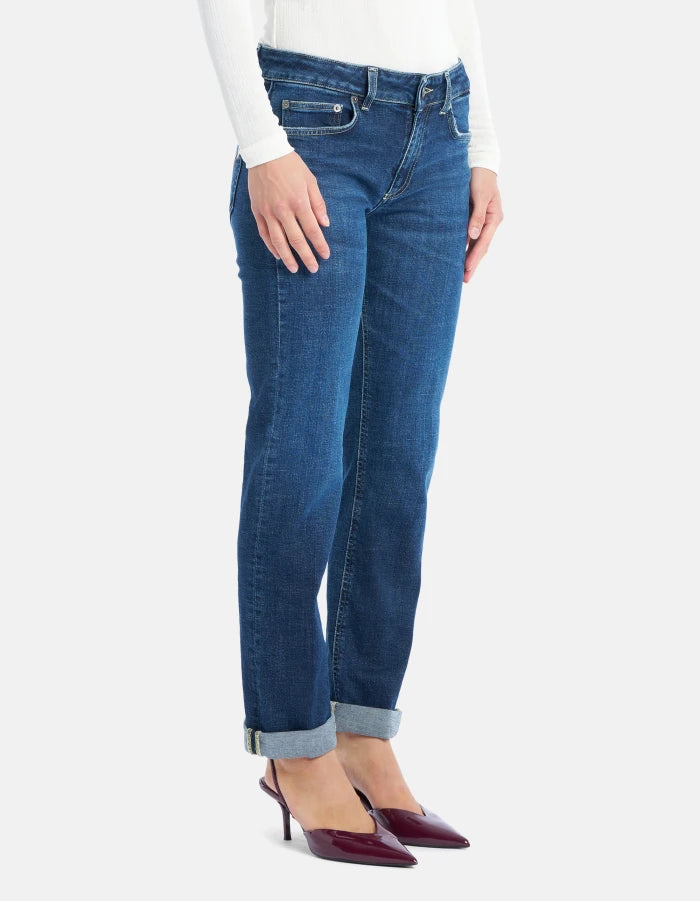 Vaqueros Sue de corte regular en denim y elastano reciclado de Dondup