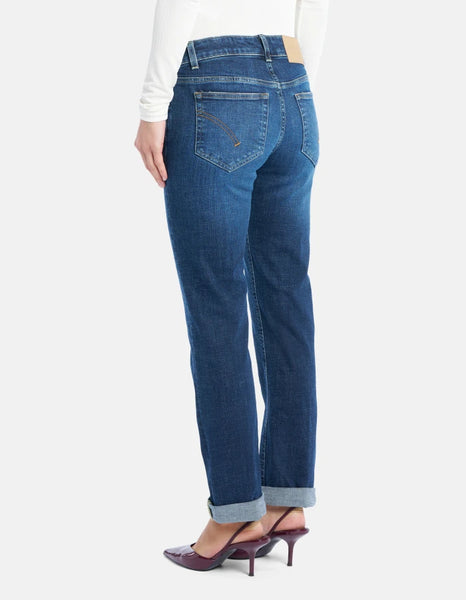 Vaqueros Sue de corte regular en denim y elastano reciclado de Dondup