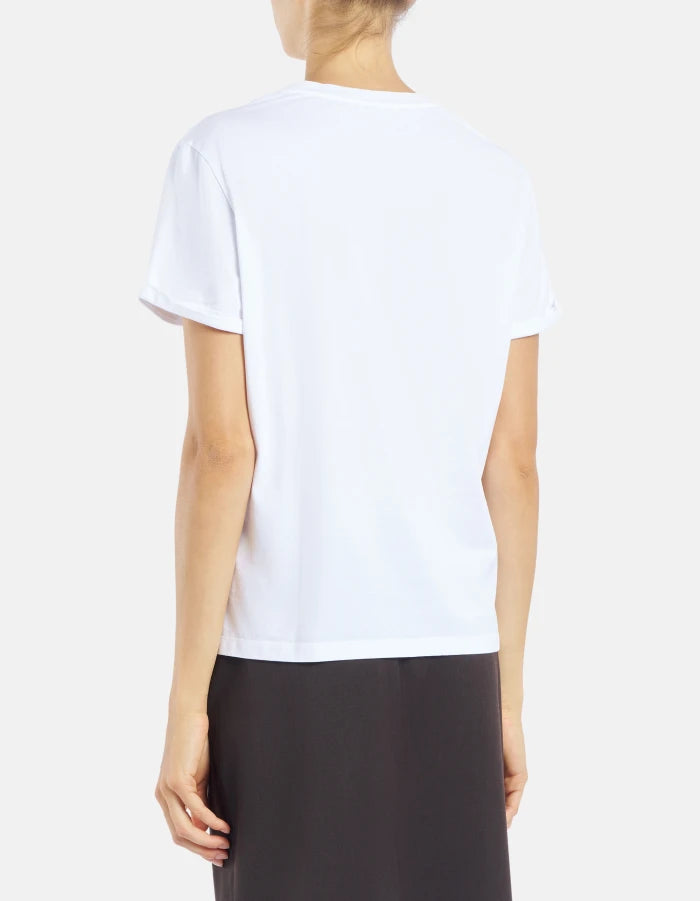 Camiseta de cuello redondo y corte regular en punto de Dondup