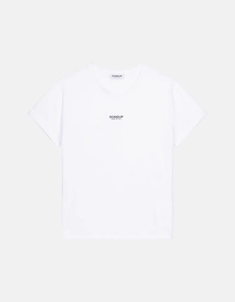 Camiseta de cuello redondo y corte regular en punto de Dondup