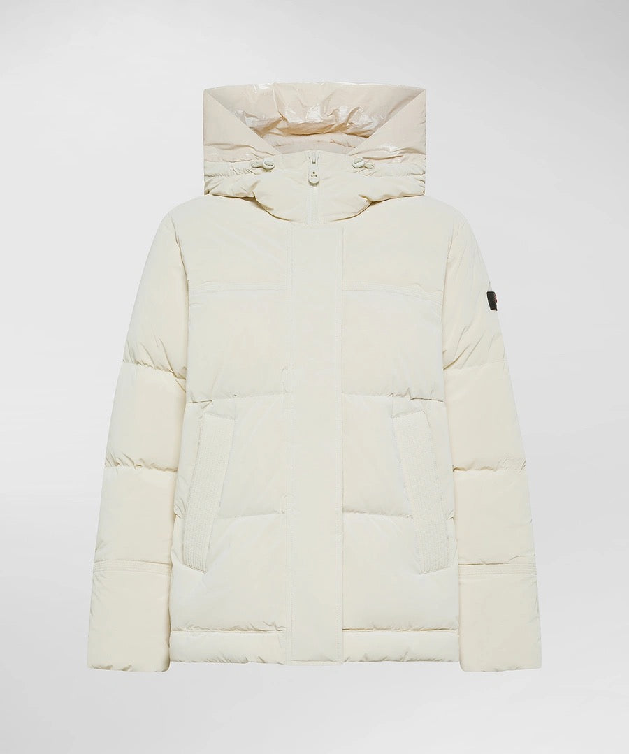 ANISH BLM BMAT MATT AND SHINY NYLON DOWN JACKET