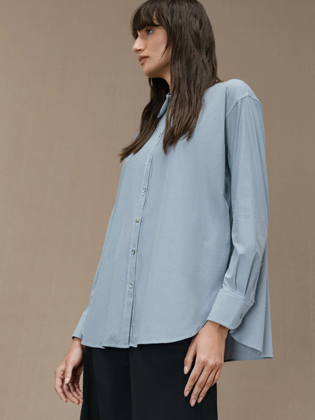 Camisa Oxford Jacquard Boyfriend Wom de RRD