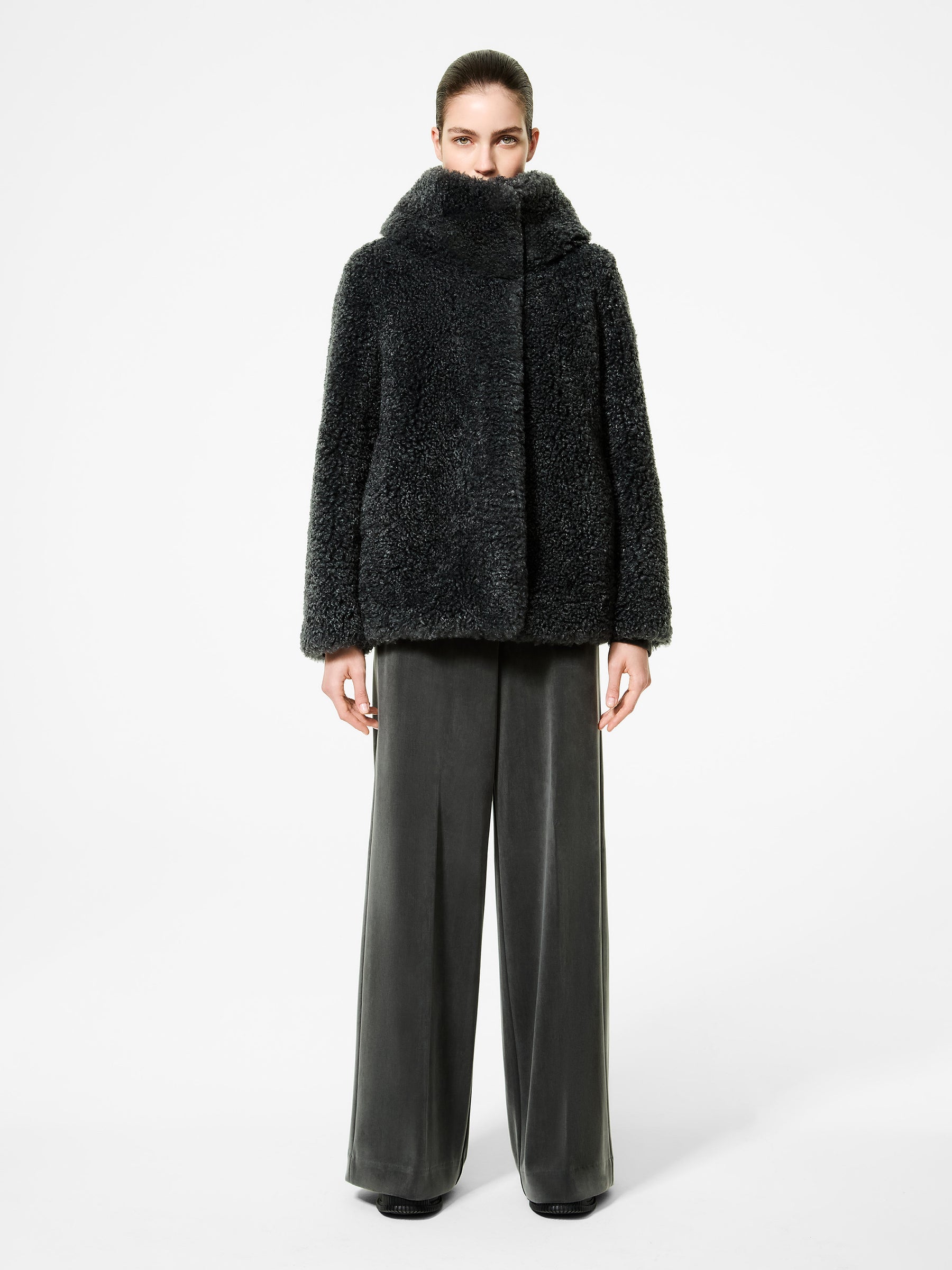 Lamb Hybrid Hood Wom Jkt de RRD